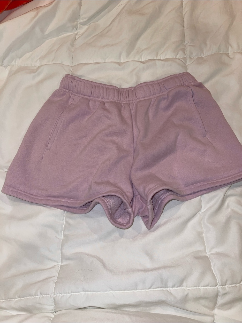 Women’s Lavender Knit Lounge Shorts